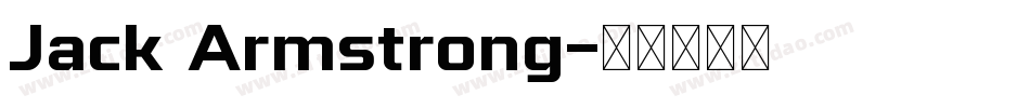 Jack Armstrong字体转换